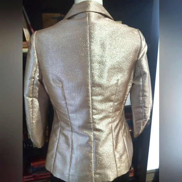 Eliza J gold shimmer blazer,size S - Picture 2 of 6